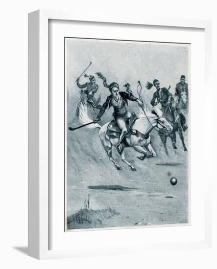 Game of Polo, 1888-Stanley L Wood-Framed Giclee Print