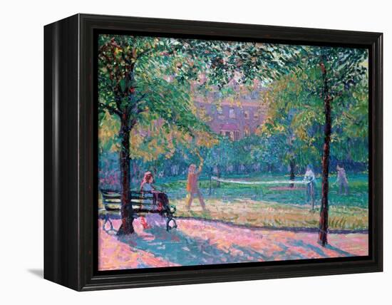 Game of Tennis-Spencer Frederick Gore-Framed Premier Image Canvas