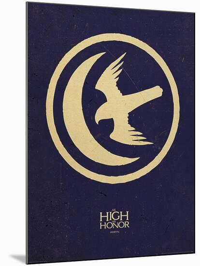 Game of Thrones - Arryn-null-Mounted Art Print