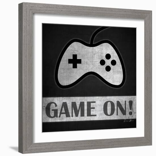 Game on 2 Monochromatic-Denise Brown-Framed Art Print