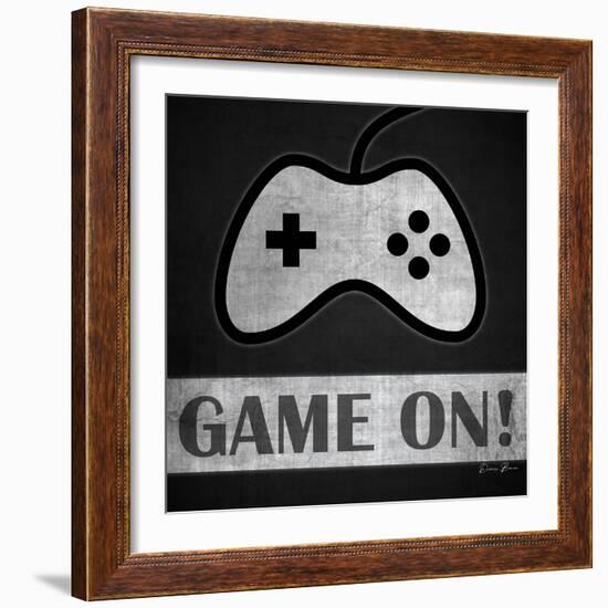 Game on 2 Monochromatic-Denise Brown-Framed Art Print