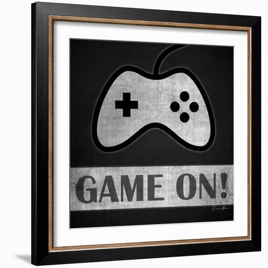 Game on 2 Monochromatic-Denise Brown-Framed Art Print