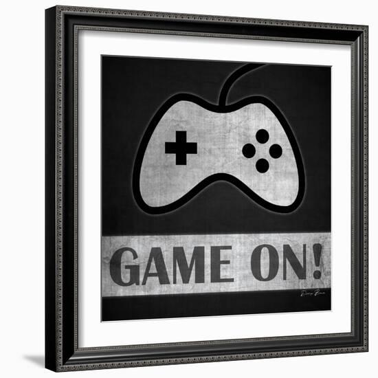 Game on 2 Monochromatic-Denise Brown-Framed Art Print