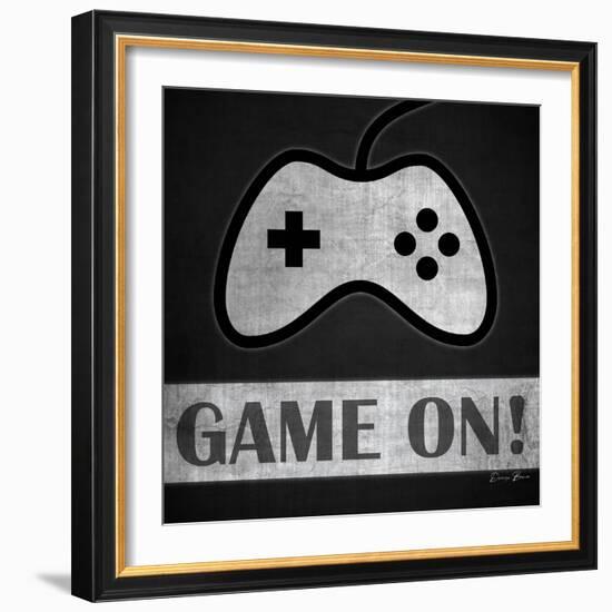 Game on 2 Monochromatic-Denise Brown-Framed Art Print