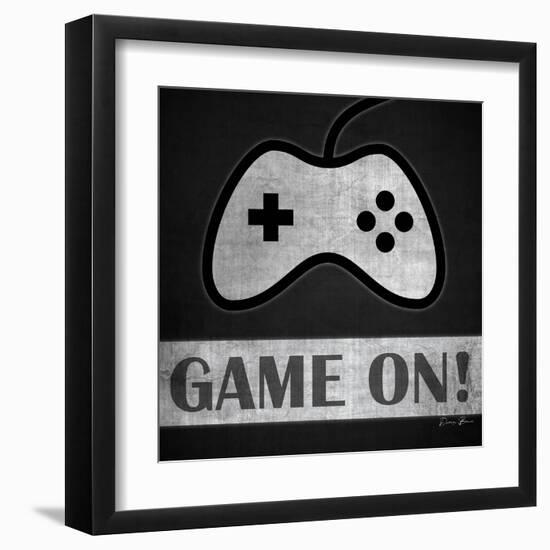 Game on 2 Monochromatic-Denise Brown-Framed Art Print