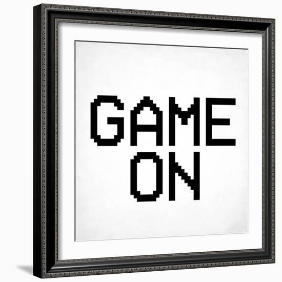 Game On 3 BW-Kimberly Allen-Framed Premium Giclee Print