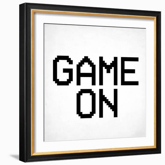 Game On 3 BW-Kimberly Allen-Framed Premium Giclee Print