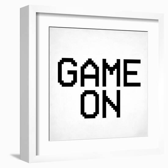 Game On 3 BW-Kimberly Allen-Framed Art Print