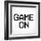 Game On 3 BW-Kimberly Allen-Framed Art Print