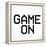 Game On 3 BW-Kimberly Allen-Framed Stretched Canvas