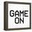 Game On 3 BW-Kimberly Allen-Framed Stretched Canvas