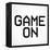 Game On 3 BW-Kimberly Allen-Framed Stretched Canvas