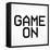 Game On 3 BW-Kimberly Allen-Framed Stretched Canvas