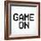 Game On 3 BW-Kimberly Allen-Framed Art Print