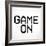 Game On 3 BW-Kimberly Allen-Framed Art Print