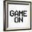 Game On 3 BW-Kimberly Allen-Framed Art Print