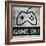 Game on Monochrome-Denise Brown-Framed Premium Giclee Print