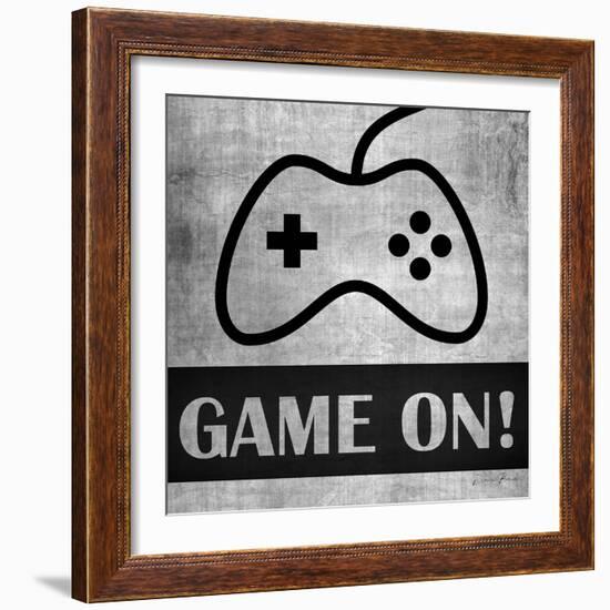 Game on Monochrome-Denise Brown-Framed Premium Giclee Print