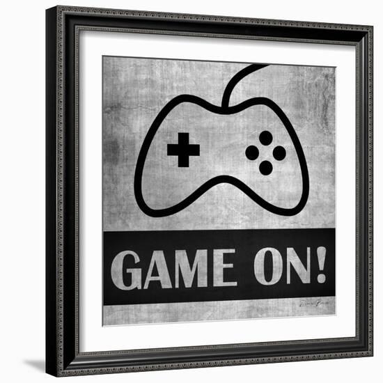 Game on Monochrome-Denise Brown-Framed Premium Giclee Print