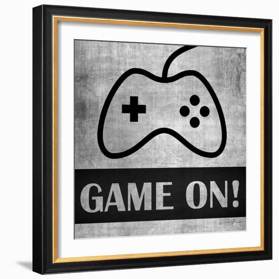 Game on Monochrome-Denise Brown-Framed Premium Giclee Print