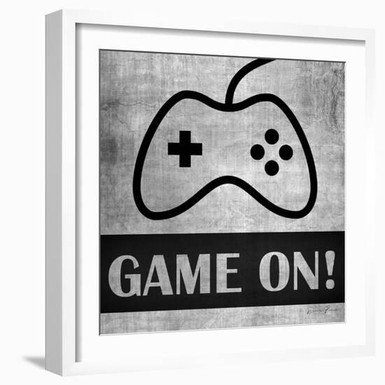 Game on Monochrome-Denise Brown-Framed Art Print