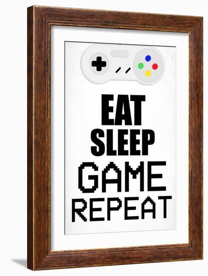 Game On Repeat-Kimberly Allen-Framed Art Print