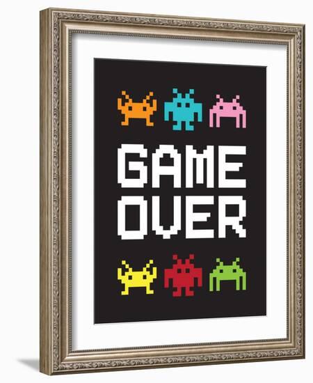 Game Over 1-Jennifer McCully-Framed Art Print