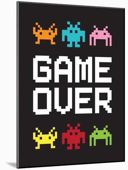 Game Over 1-Jennifer McCully-Mounted Art Print