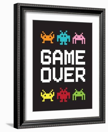 Game Over 1-Jennifer McCully-Framed Art Print