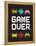 Game Over 1-Jennifer McCully-Framed Stretched Canvas