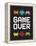 Game Over 1-Jennifer McCully-Framed Stretched Canvas