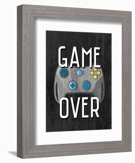 Game Over 1-Kimberly Allen-Framed Premium Giclee Print