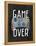 Game Over 1-Kimberly Allen-Framed Stretched Canvas