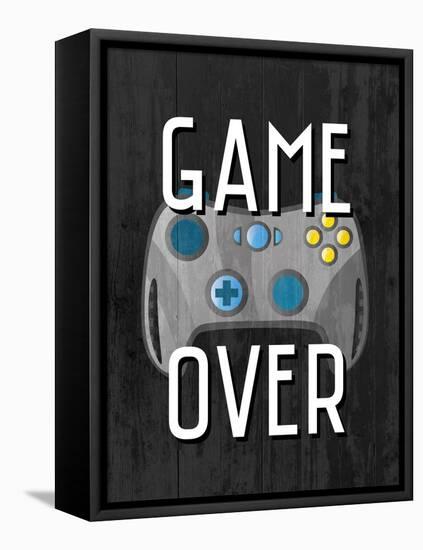 Game Over 1-Kimberly Allen-Framed Stretched Canvas