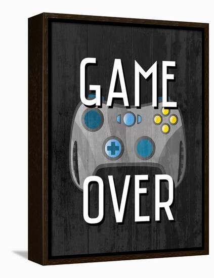 Game Over 1-Kimberly Allen-Framed Stretched Canvas