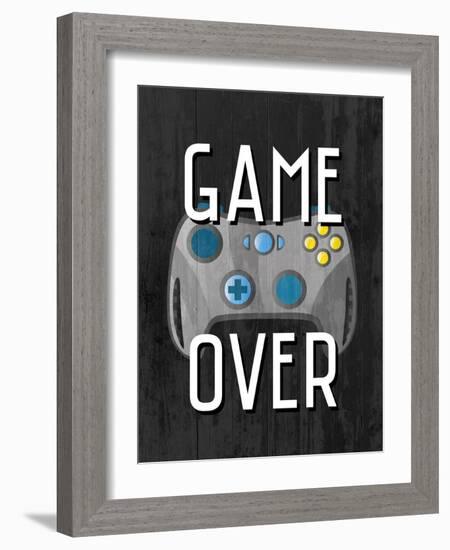 Game Over 1-Kimberly Allen-Framed Art Print