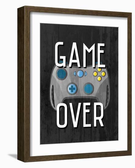 Game Over 1-Kimberly Allen-Framed Art Print