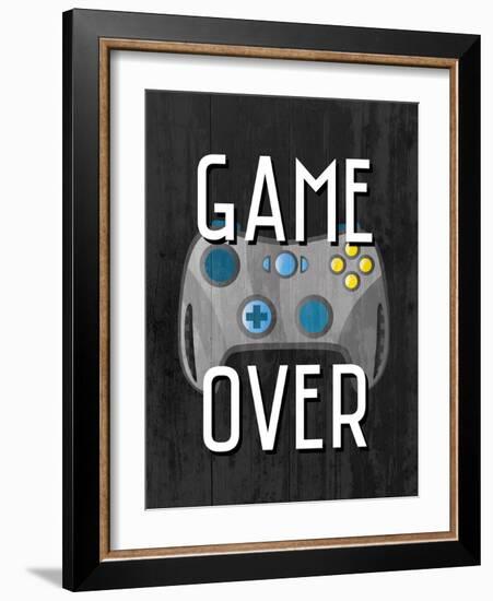 Game Over 1-Kimberly Allen-Framed Art Print