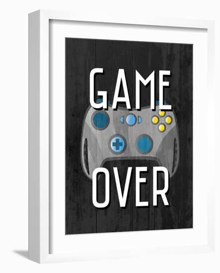 Game Over 1-Kimberly Allen-Framed Art Print