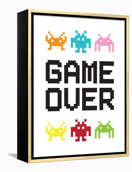 Game Over 2-Jennifer McCully-Framed Stretched Canvas