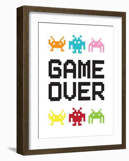 Game Over 2-Jennifer McCully-Framed Art Print