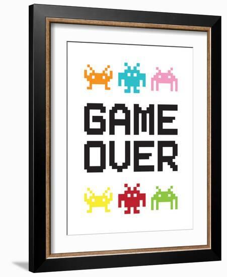 Game Over 2-Jennifer McCully-Framed Art Print