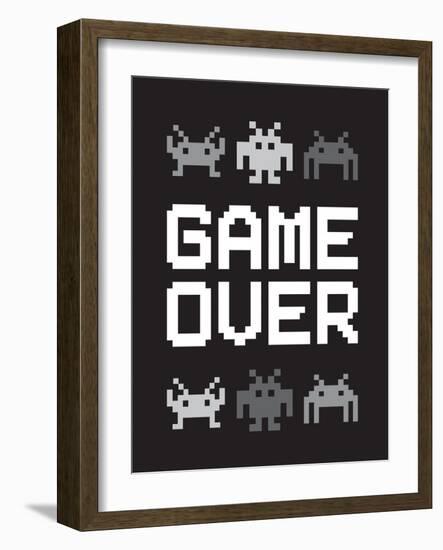 Game Over 3-Jennifer McCully-Framed Art Print