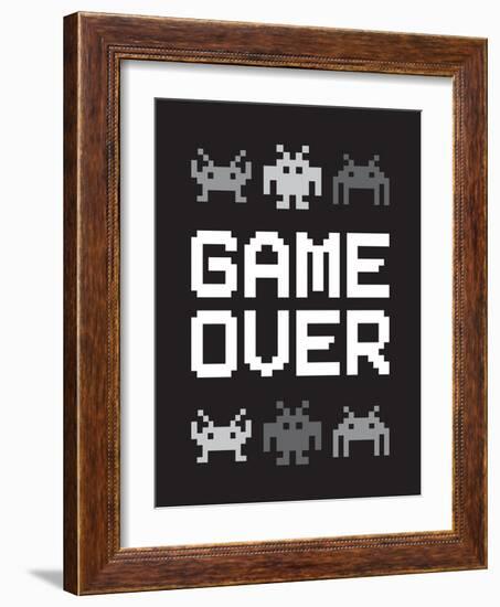 Game Over 3-Jennifer McCully-Framed Art Print