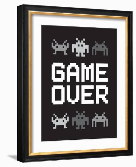 Game Over 3-Jennifer McCully-Framed Art Print