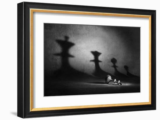 Game Over-null-Framed Art Print