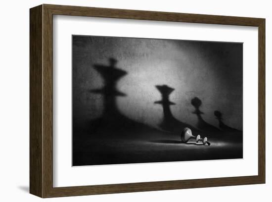 Game Over-null-Framed Art Print