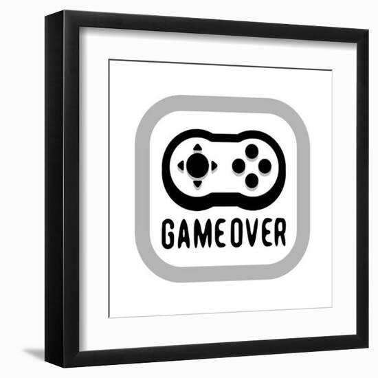 Game Over-Enrique Rodriguez Jr.-Framed Art Print