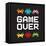 Game Over-Jennifer McCully-Framed Stretched Canvas