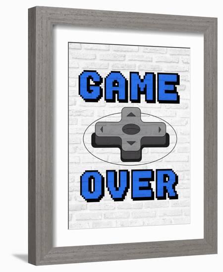 Game Over-Kimberly Allen-Framed Art Print